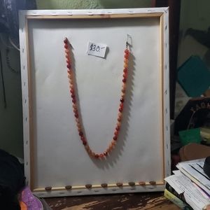 Orange tone necklace